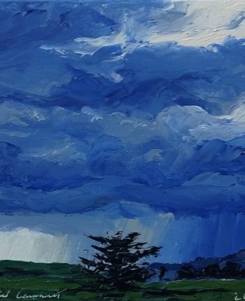 “Approaching Rainfront…view from studio”