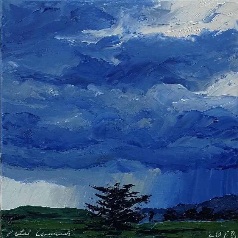 “Approaching Rainfront…view from studio”