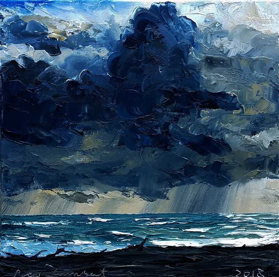 “Storm clouds and Rain front Komene Beach”