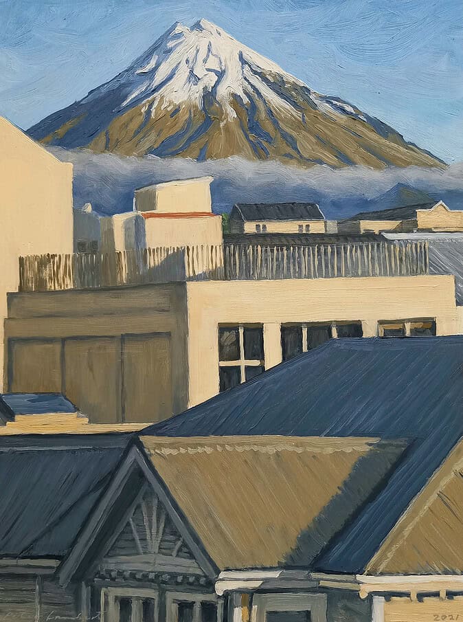 “Buildings of Central New Plymouth and Taranaki Maunga”